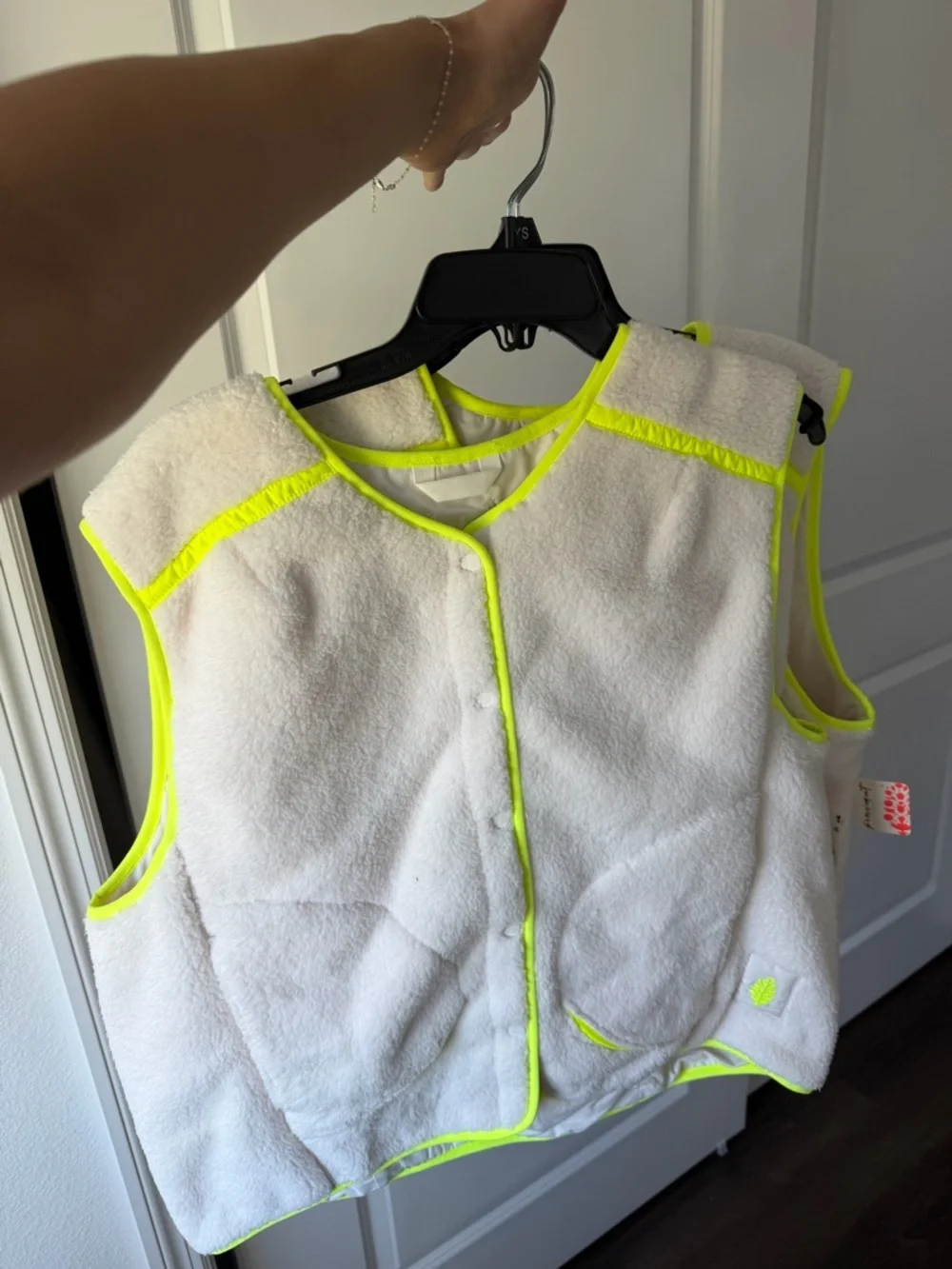 NWT FREE PEOPLE KEEP IT COZY FLEECE VEST - Picture 4 of 10